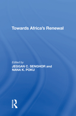 Jeggan C. Senghor - Towards Africas Renewal