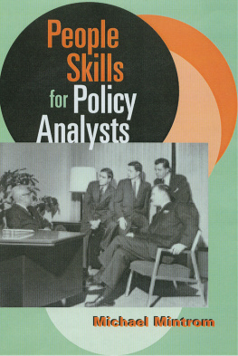 Michael Mintrom - People Skills for Policy Analysts