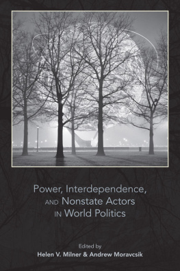 Helen V. Milner - Power, Interdependence, and Nonstate Actors in World Politics