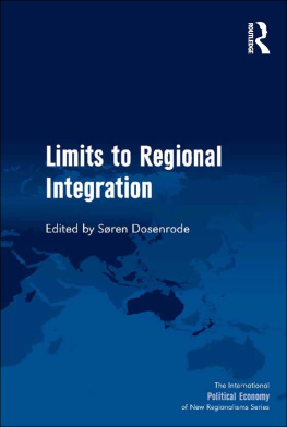 Soren Dosenrode - Limits to Regional Integration