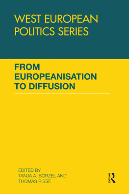 Tanja A. Börzel - From Europeanisation to diffusion.