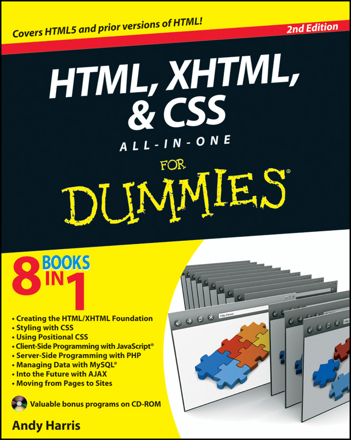 HTML XHTML CSS All-in-One For Dummies 2nd Edition by Andy Harris HTML - photo 1