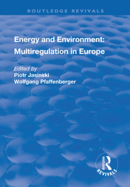 Piotr Jasinski - Energy and Environment: Multiregulation in Europe