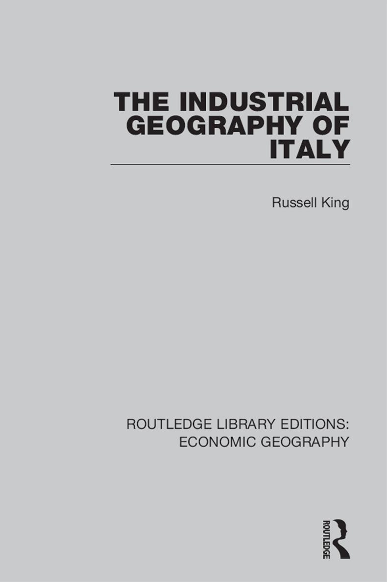 ROUTLEDGE LIBRARY EDITIONS ECONOMIC GEOGRAPHY Volume 7 THE INDUSTRIAL - photo 1