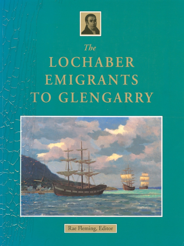 The LOCHABER EMIGRANTS TO GLENGARRY Front cover Oil painting 1960 by - photo 1