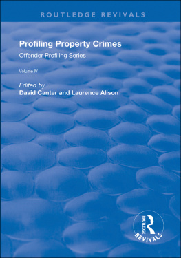 David V. Canter - Profiling Property Crimes