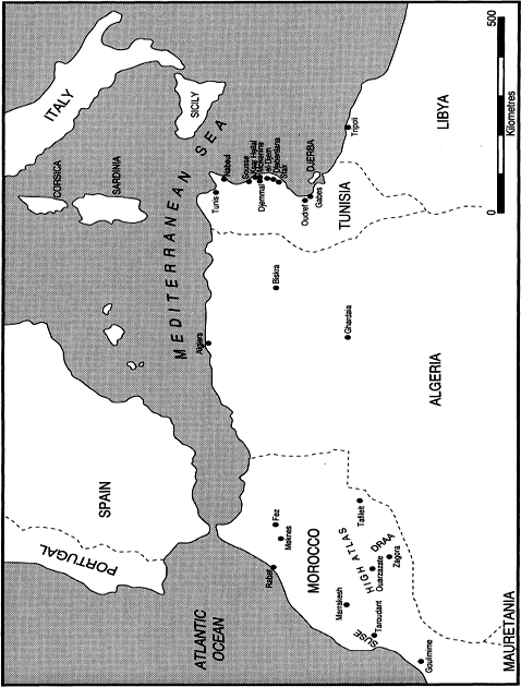 Map 3 Arab centres of indigo production and dyeing North Africa INTRODUCTION - photo 5