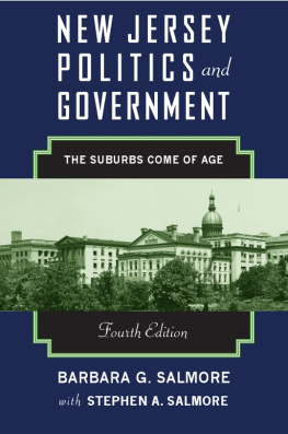 Barbara G. Salmore - New Jersey Politics and Government: The Suburbs Come of Age