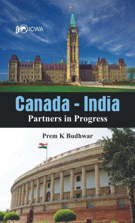 Prem K Budhwar Canada-India: Partners in Progress