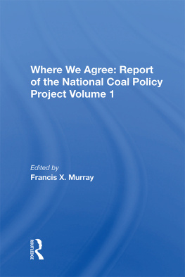 Christopher Murray - National Coal Policy Vol 1