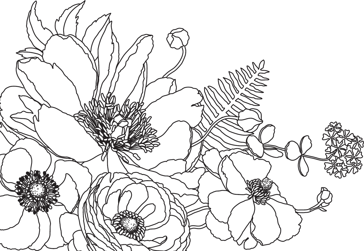 Botanical Escape 40 Beautiful Tracing Projects to Help You Unwind - photo 10