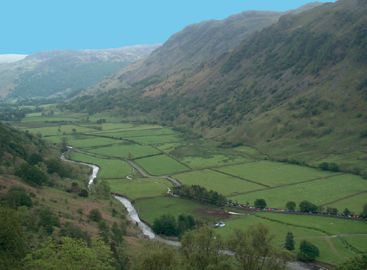 Glaciated valley in Borrowdale Lake District National Park Cumbria We have a - photo 5