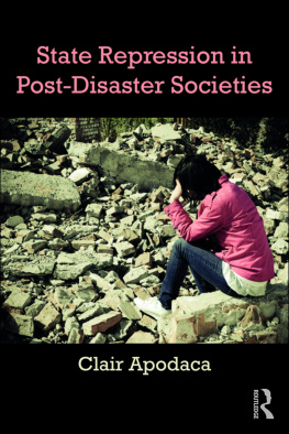 Clair Apodaca - State Repression in Post-Disaster Societies