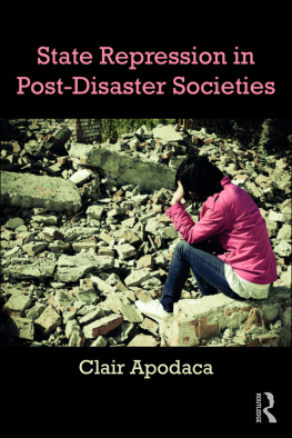 Clair Apodaca State Repression in Post-Disaster Societies