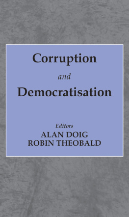 Alan Doig Corruption and Democratisation