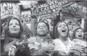 Obama supporters in Chicago The apparent breadth of Obamas sweep left - photo 5