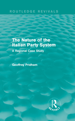 Geoffrey Pridham - The Nature of the Italian Party System: A Regional Case Study