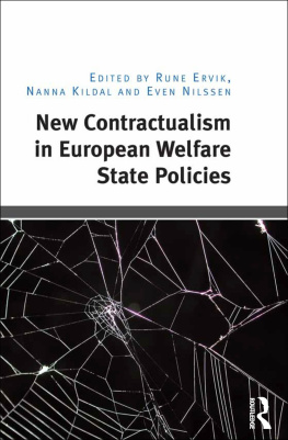 Rune Ervik New Contractualism in European Welfare State Policies