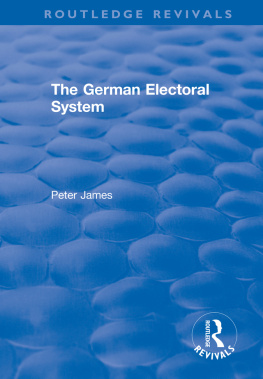 Peter James - The German Electoral System