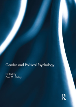 Zoe Oxley (editor) - Gender and Political Psychology