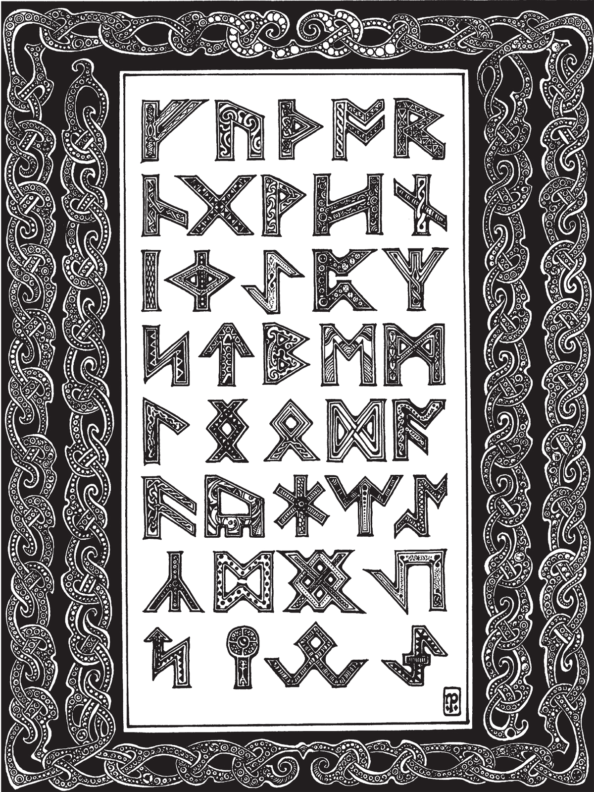 Illuminated runes This book is about the region of Great Britain known as Old - photo 4