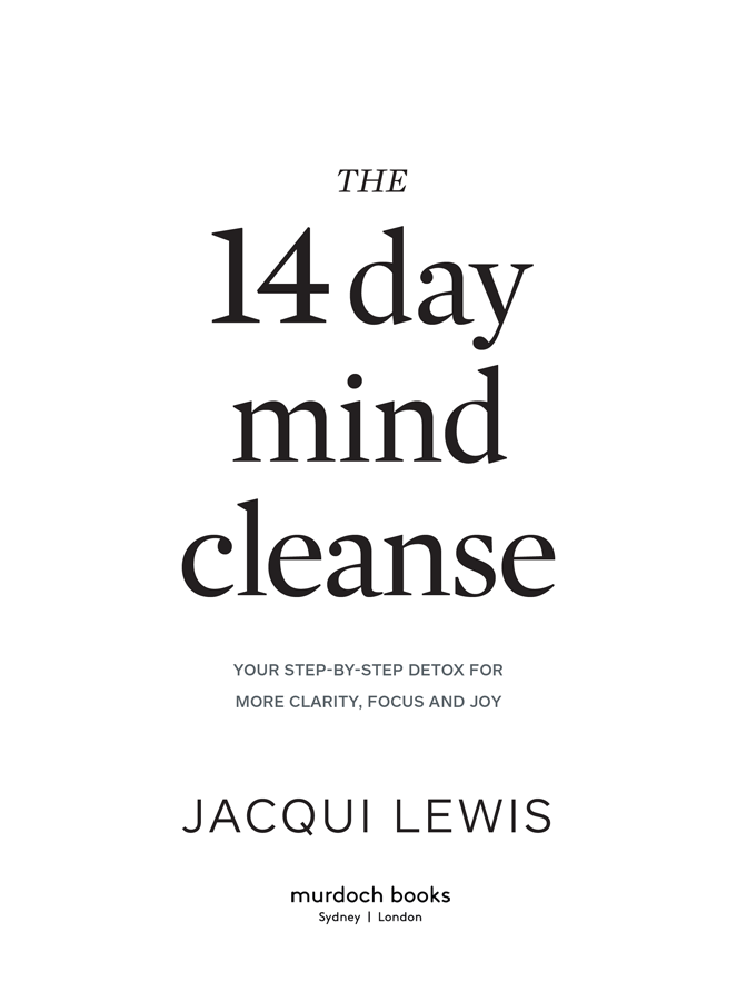 The 14 Day Mind Cleanse - photo 3