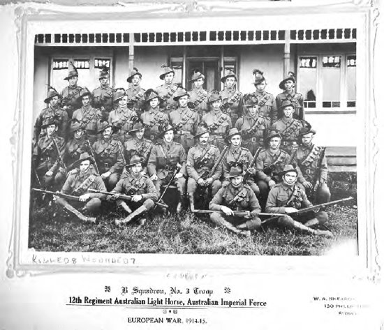 Our original Troop With Guys notation 1917 Guy Haydon fourth left back row - photo 4