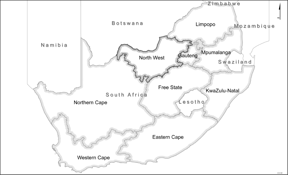 MAP 2 North West Province Bushveld Region showing some towns villages - photo 2