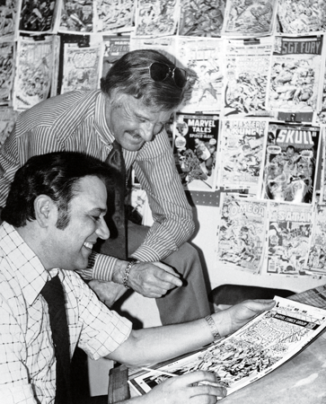 AP At Marvel headquarters in New York City in 1976 Stan Lee top then - photo 10