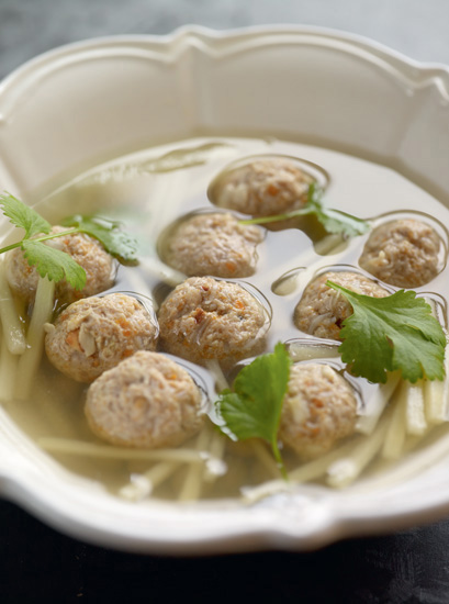 The dumplings for this soup can be made either with crab meat - tinned frozen - photo 6