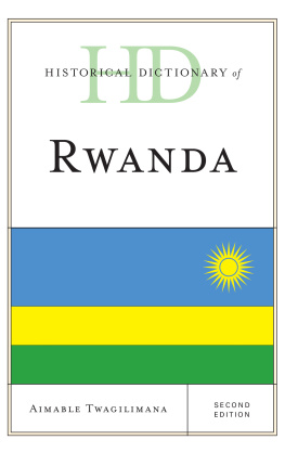 Aimable Twagilimana - Historical Dictionary of Rwanda