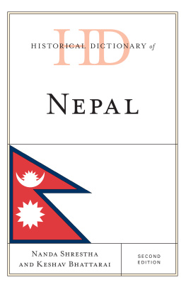 Nanda R. Shrestha Historical Dictionary of Nepal