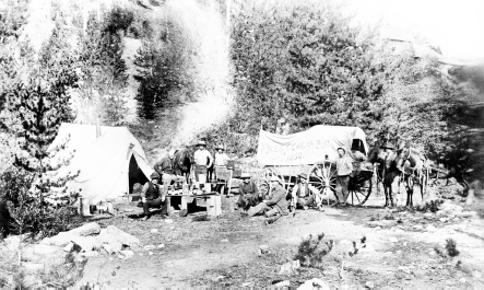 Pikes Peakers camping in the mountains Courtesy Denver Public Library Western - photo 3