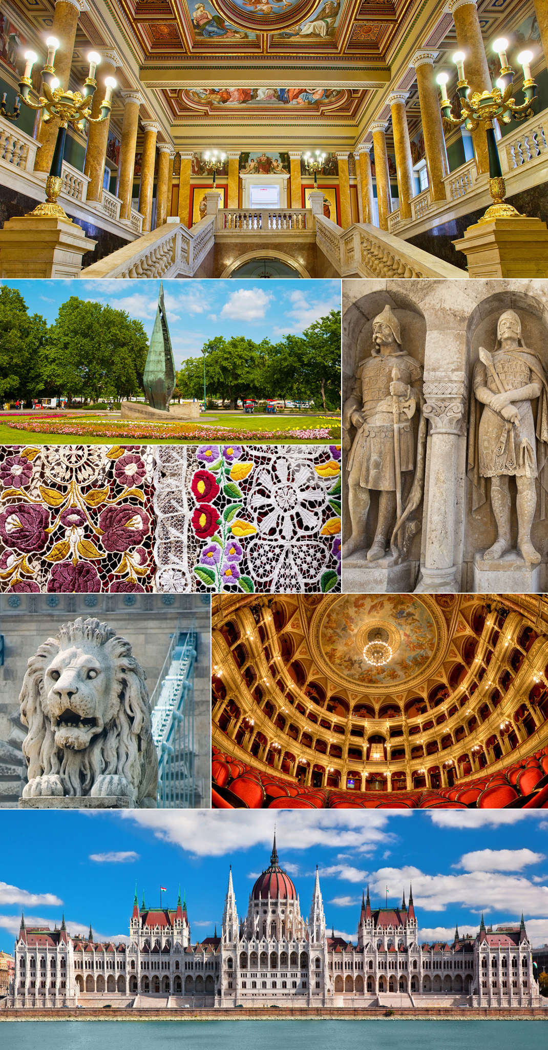 Clockwise from top Interior of the Hungarian National Museum carvings on the - photo 2