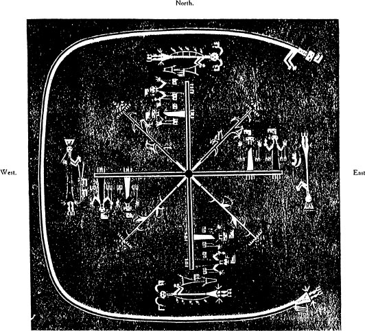 THE WHIRLING LOGS CELESTIAL SWASTIKA OF NAVAHO RED INDIANS The outer curving - photo 1