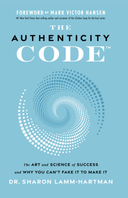 Dr. Sharon Lamm-Hartman - The Authenticity Code