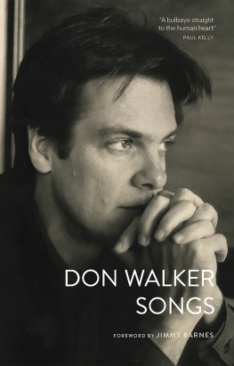 Don Walker - Songs