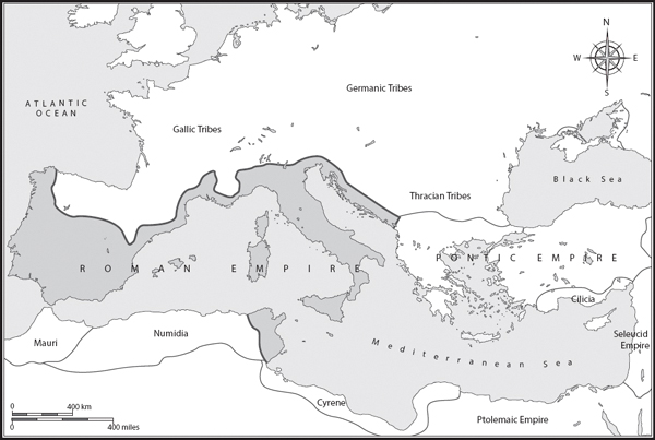 Map 2 The Mediterranean World in 86 BC Map 3 The Mediterranean World in - photo 3