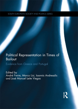 André Freire - Political Representation in Times of Bailout: Evidence From Greece and Portugal