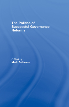 Mark Robinson - The Politics of Successful Governance Reforms