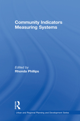 Rhonda Phillips - Community Indicators Measuring Systems