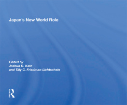 Joshua D. Katz - Japans New World Role