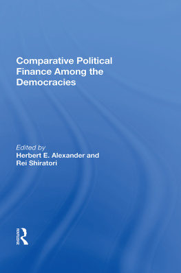 Herbert E. Alexander - Comparative Political Finance Among the Democracies
