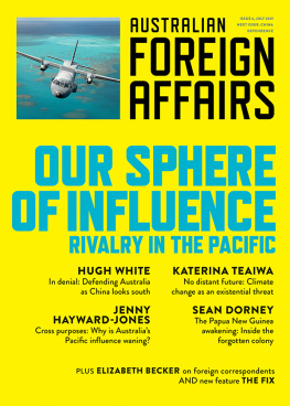 Jonathan Pearlman - AFA6 Our Sphere of Influence: Rivalry in the Pacific