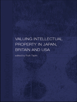 Ruth Taplin - Valuing Intellectual Property in Japan, Britain and the United States