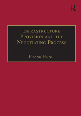 Frank Ennis Infrastructure Provision and the Negotiating Process