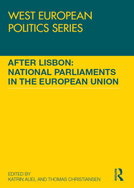 Katrin Auel - After Lisbon: National Parliaments in the European Union