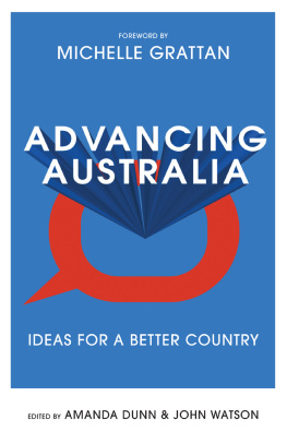 John Watson - Advancing Australia Ideas for a Better Country