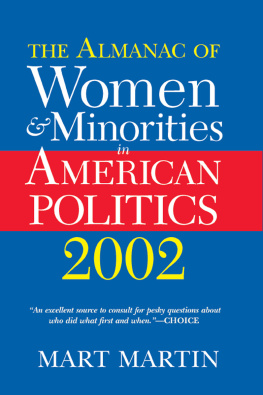 Mart Martin - The Almanac of Women and Minorities in American Politics 2002