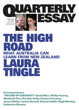 Laura Tingle - Australia vs. New Zealand; Quarterly Essay 80